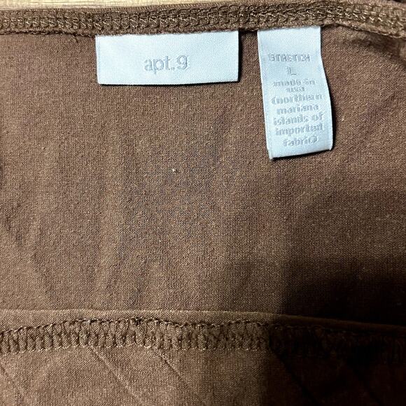 Apt 9 Y2K Brown Cami Top Size Large - Picture 2 of 3